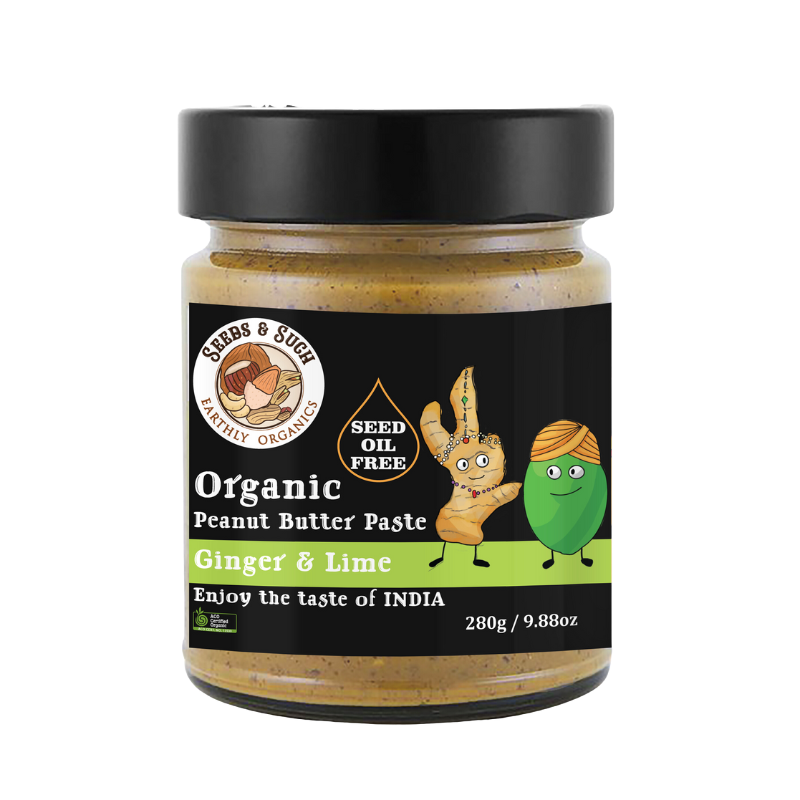 Organic Peanut Butter Paste - Ginger & Lime