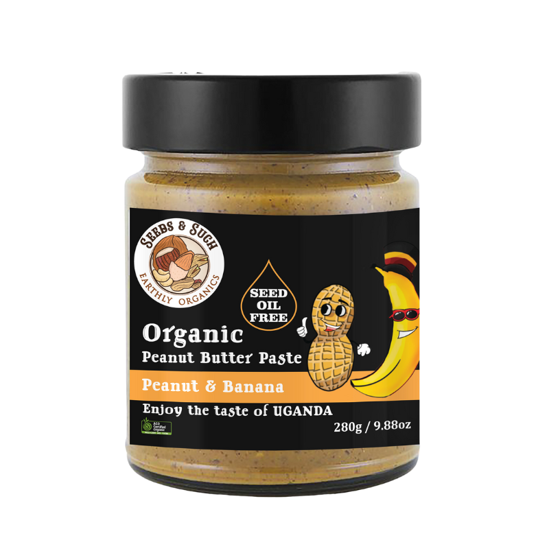 Organic Peanut Butter Paste - Peanut & Banana