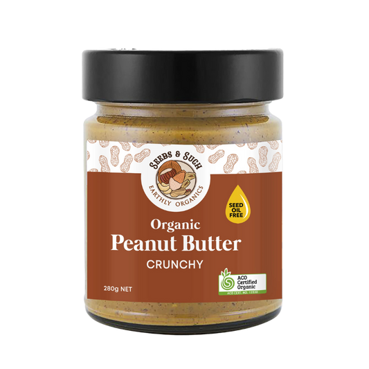 Organic Peanut Butter - Crunchy