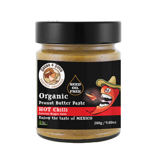 Organic Peanut Butter Paste - HOT Chilli