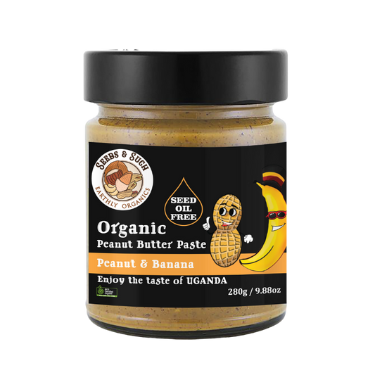 Organic Peanut Butter Paste - Peanut & Banana